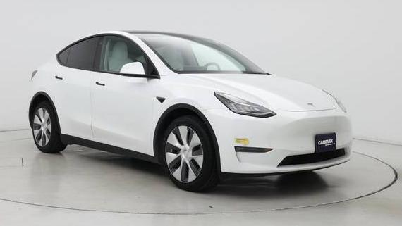 TESLA MODEL Y 2021 5YJYGDEE0MF269522 image